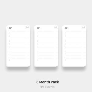 Day Cards - 3 Month Pack